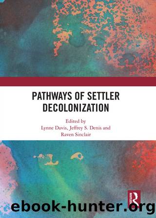 Pathways of Settler Decolonization by Lynne Davis Jeffrey S. Denis Raven Sinclair