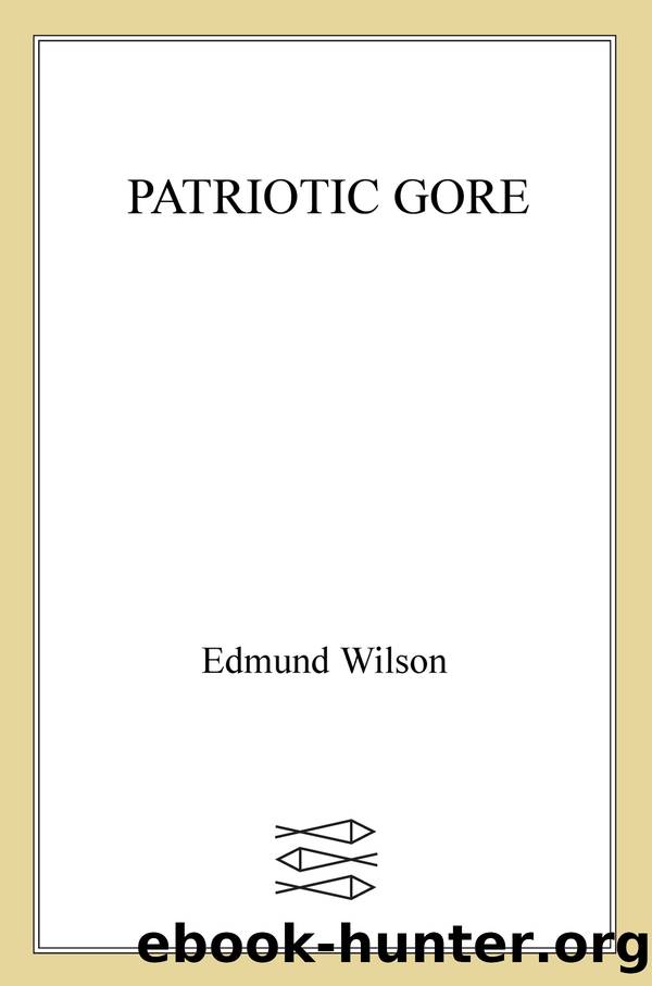 Patriotic Gore by Edmund Wilson