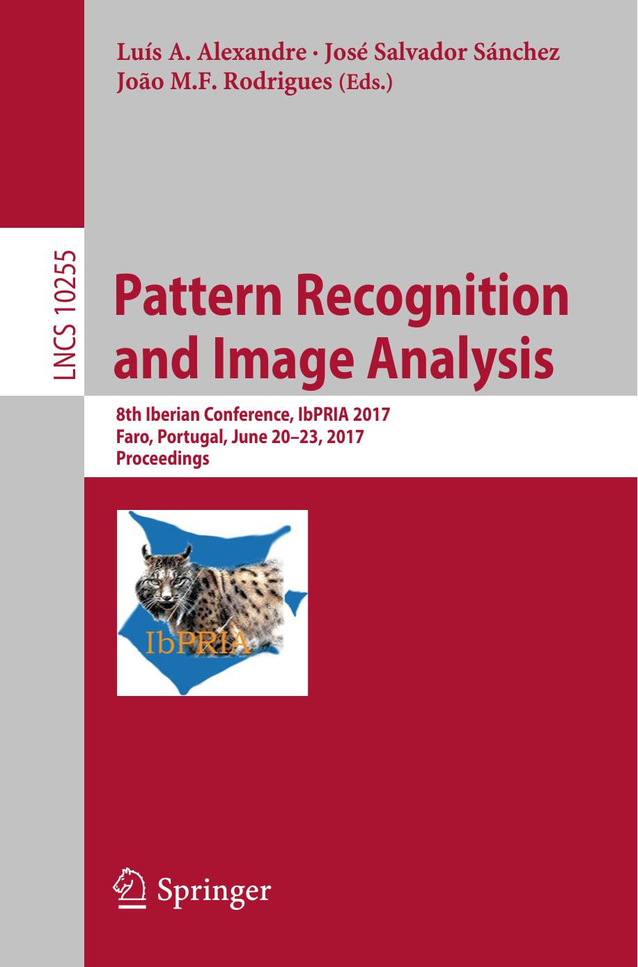 Pattern Recognition and Image Analysis by Unknow
