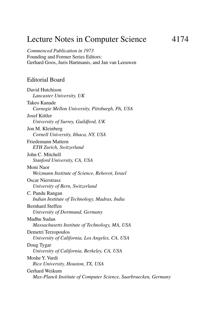 Pattern Recognition: 28th DAGM Symposium, Berlin, Germany, September 12-14, 2006. Proceedings by unknow