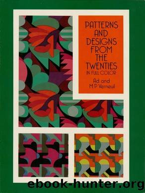 Patterns and Designs from the Twenties in Full Color by Ad. & M. P. Verneuil