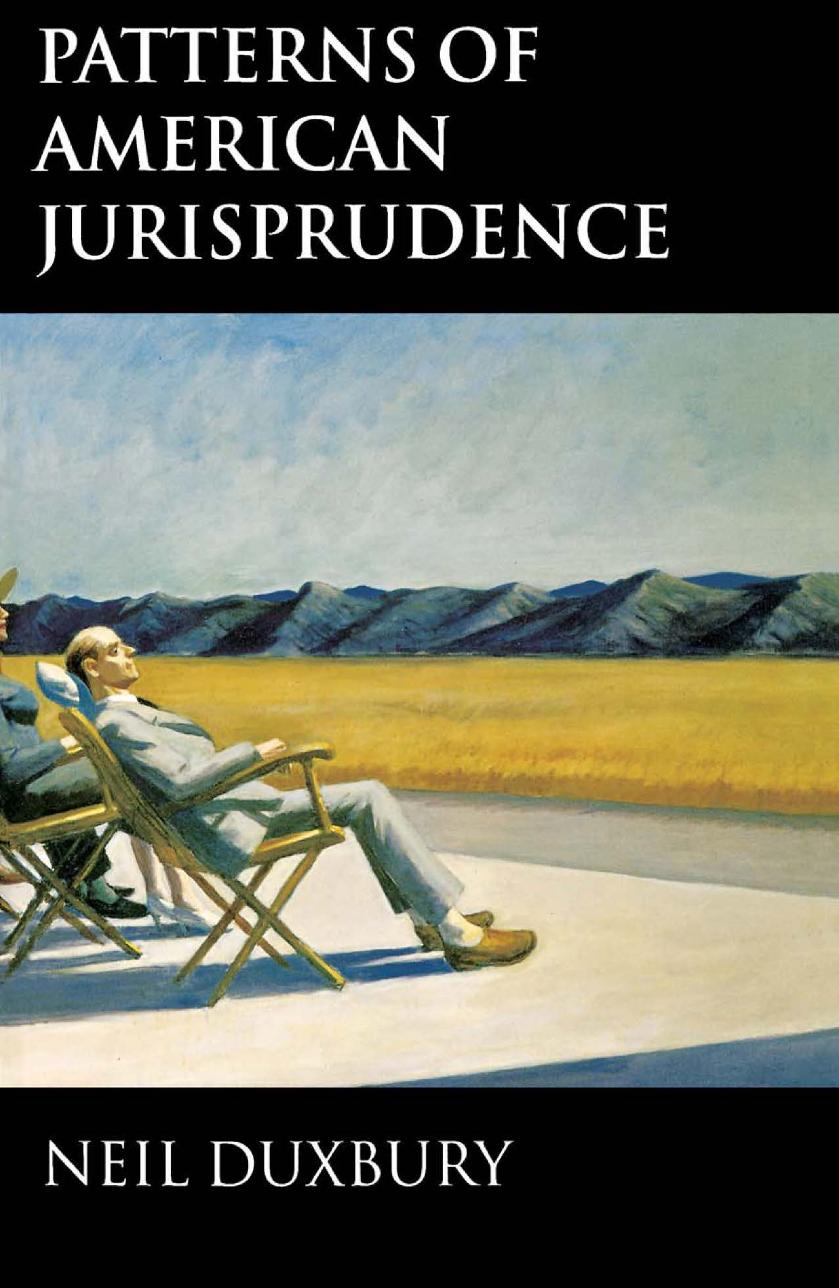 Patterns of american jurisprudence by Neil Duxbury