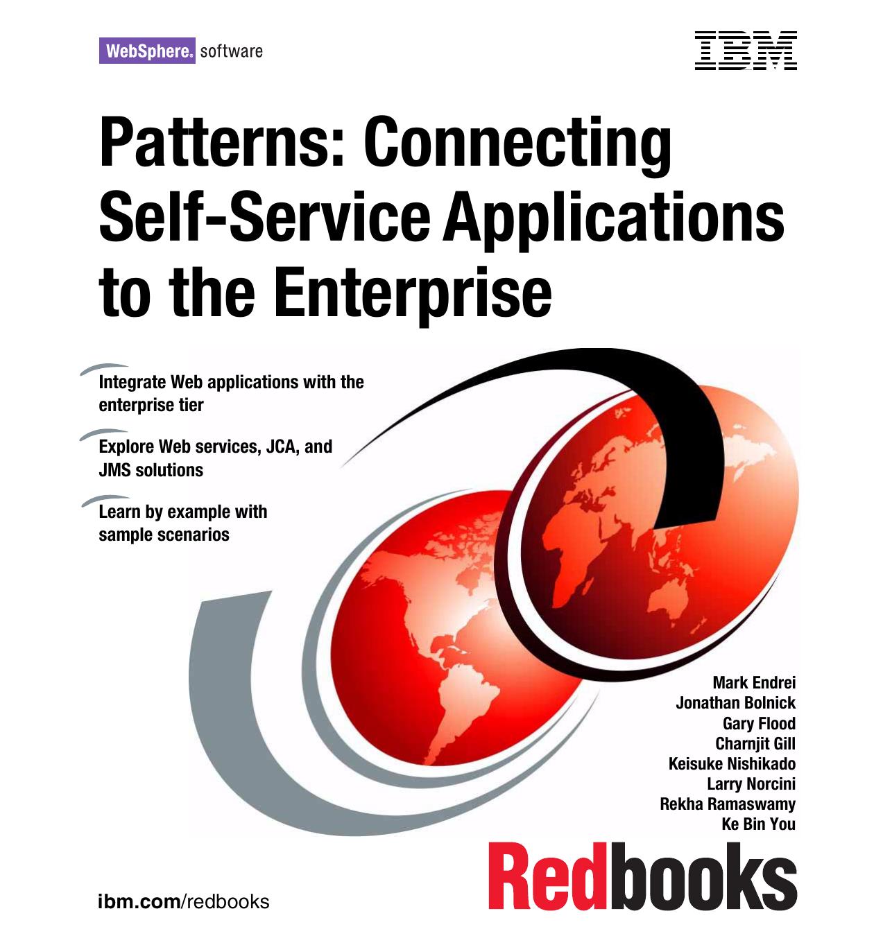 Patterns on z/OS : connecting self-service applications to the enterprise by unknow