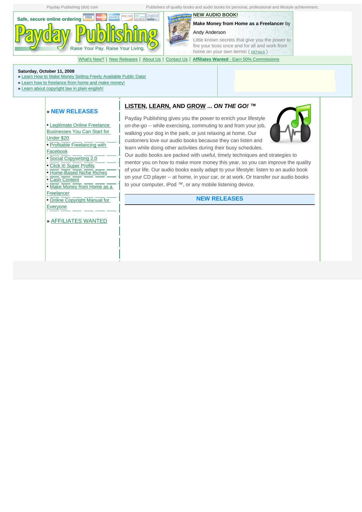 Payday Publishing .com - Make Money Online Products. by Best of Kuszter's Collection