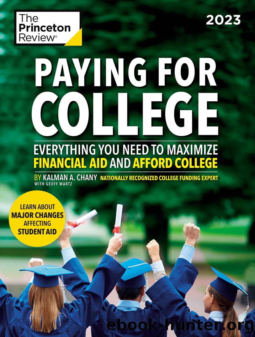 Paying for College, 2023 by The Princeton Review & Kalman Chany