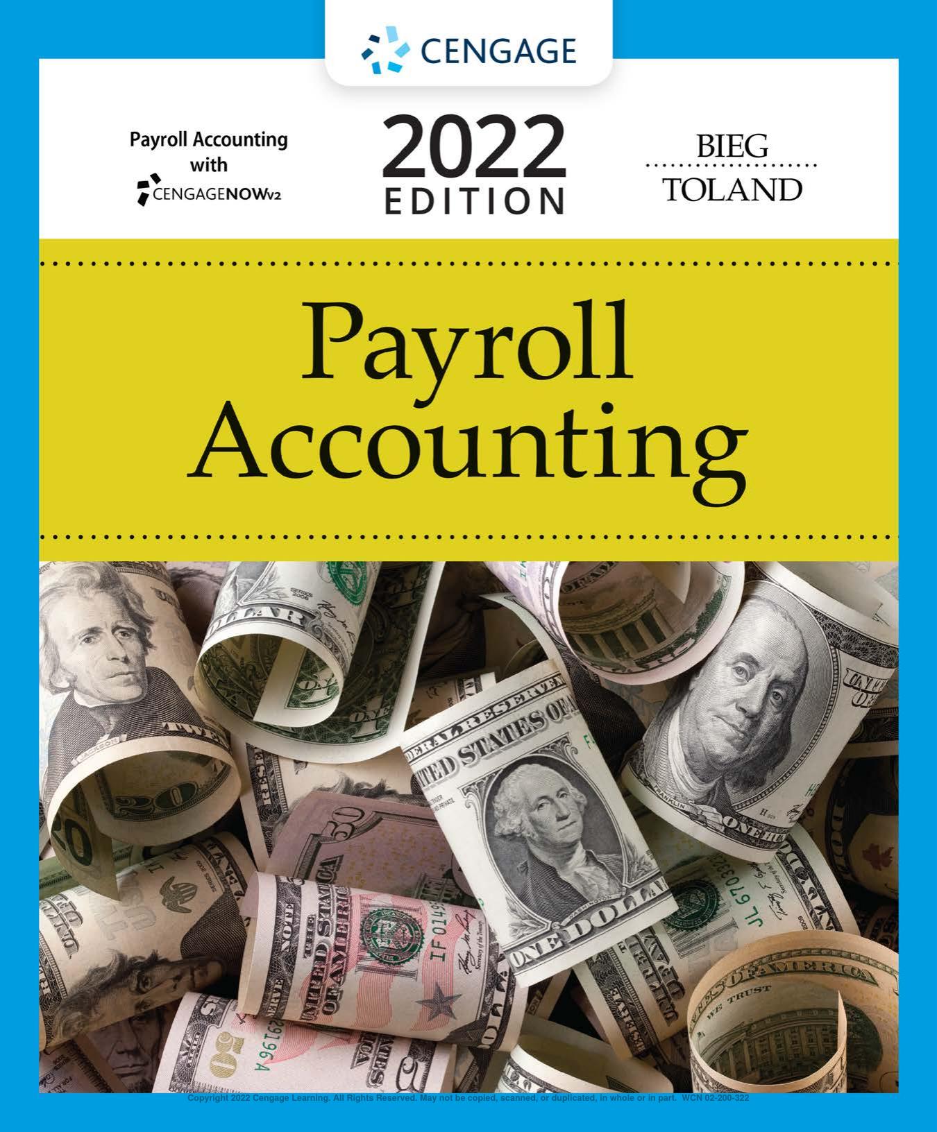 Payroll Accounting 2022 by Bernard Bieg