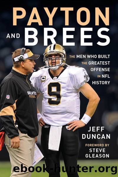 Payton and Brees by Jeff Duncan