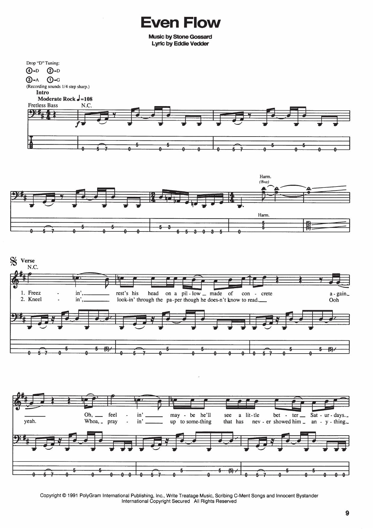 Pearl Jam - Even Flow.pdf by MaX fRaK