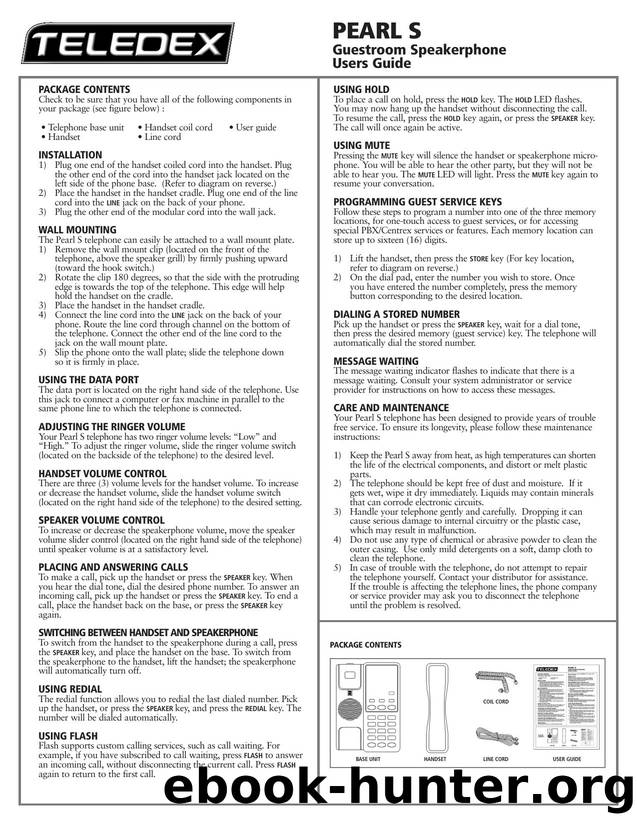 Pearl S User Guide by Unknown