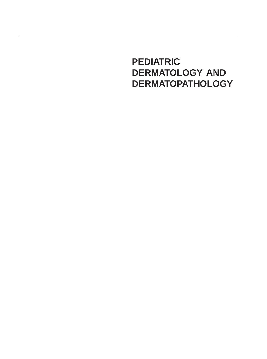 Pediatric Dermatology and Dermatopathology: A Concise Atlas by Ruggero Caputo Carlo Gelmetti