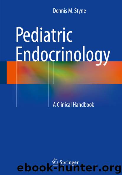 Pediatric Endocrinology by Dennis M. Styne