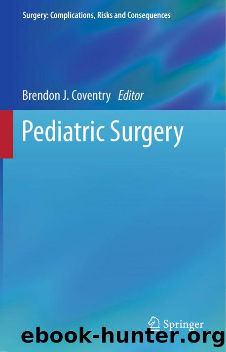 Pediatric Surgery by Coventry Brendon J