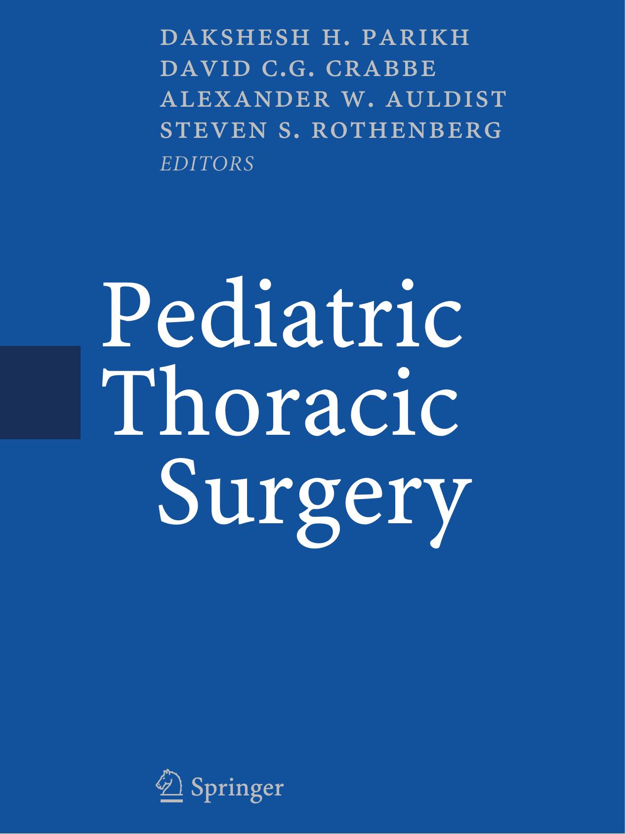 Pediatric Thoracic Surgery by unknow