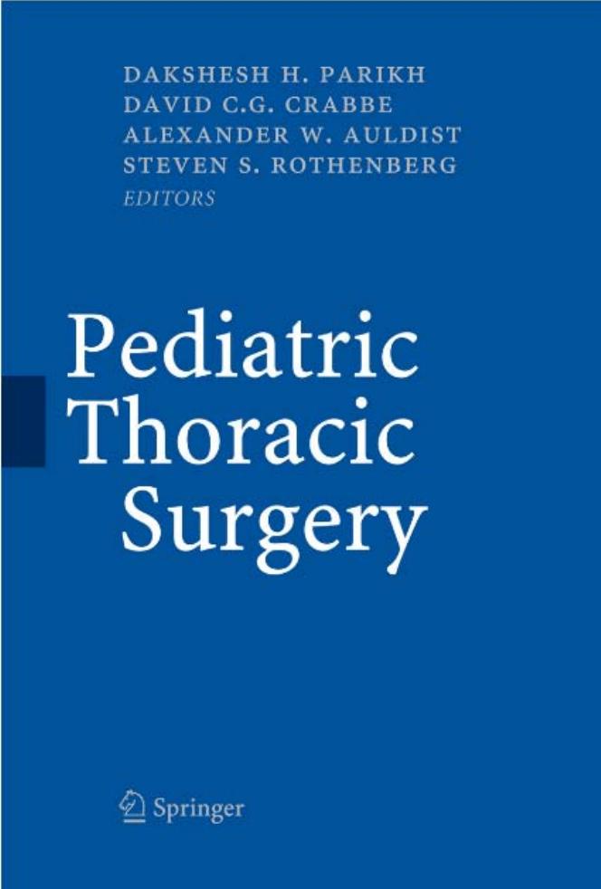 Pediatric thoracic surgery by Parikh Dakshesh H