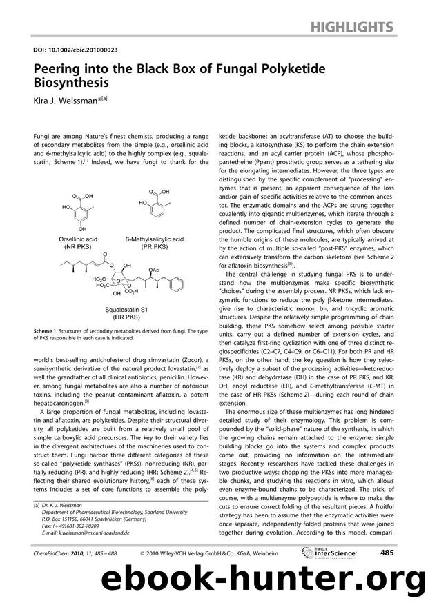 Peering into the Black Box of Fungal Polyketide Biosynthesis by Unknown