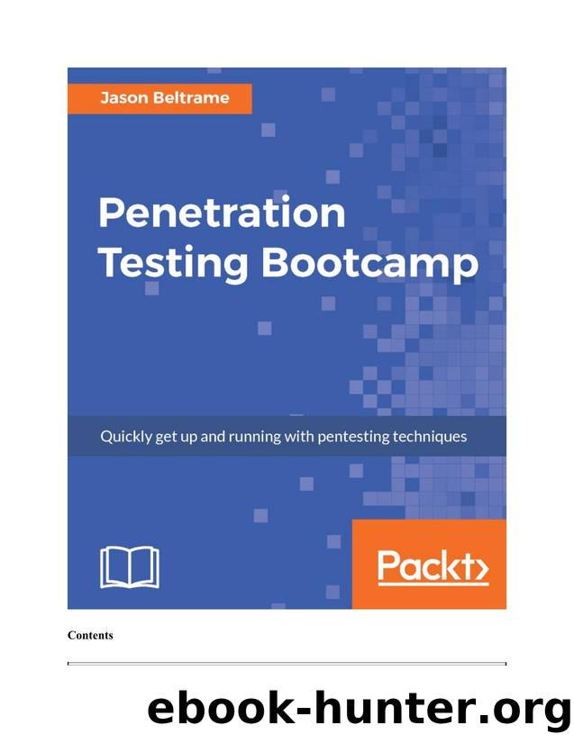 Penetration Testing Bootcamp by Unknown