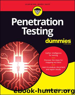 Penetration Testing For Dummies by Robert Shimonski