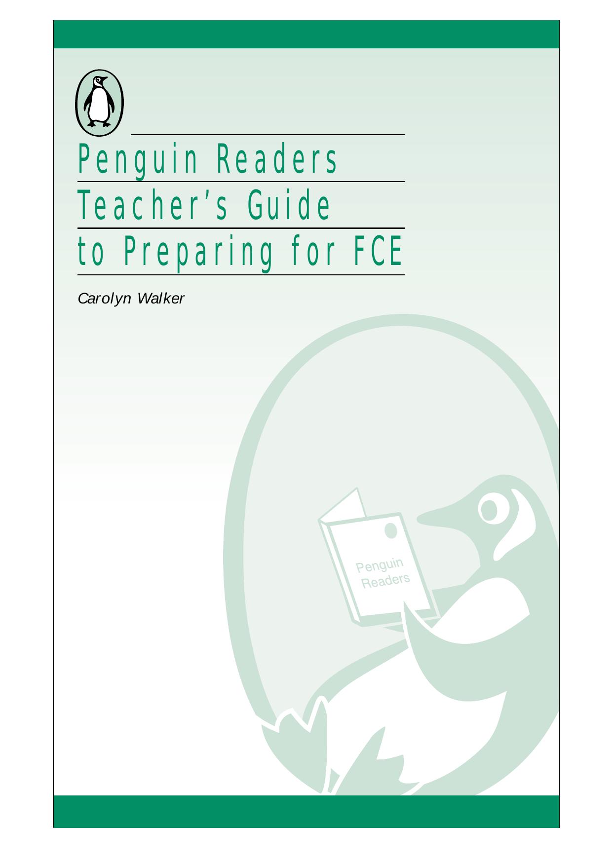 Penguin Readers Teacher's Guide to Preparing for FCE by Unknown