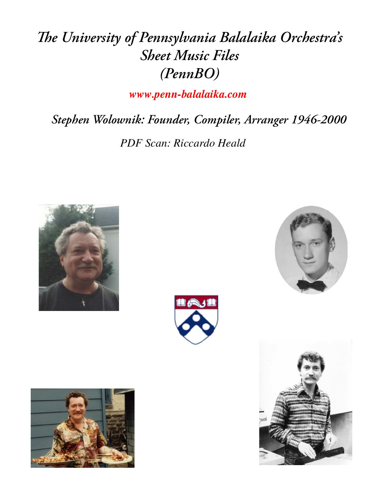 PennBO Sheet Music by Steve Wolownik