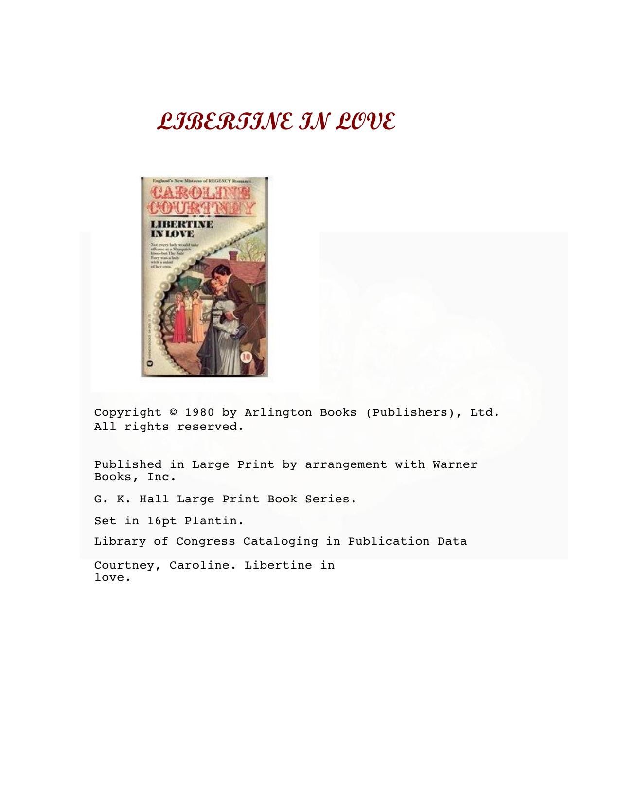 Penny Jordan (as Caroline Courtney) by Libertine in Love (pdf)
