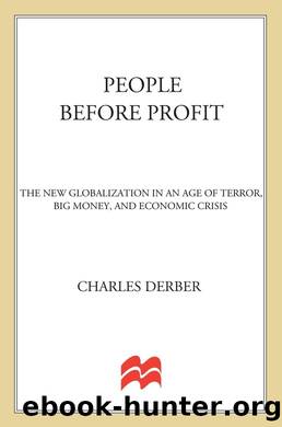People Before Profit by Charles Derber
