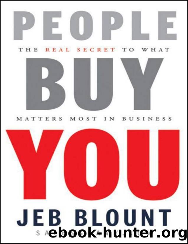 People Buy You: The Real Secret to what Matters Most in Business - PDFDrive.com by Blount Jeb