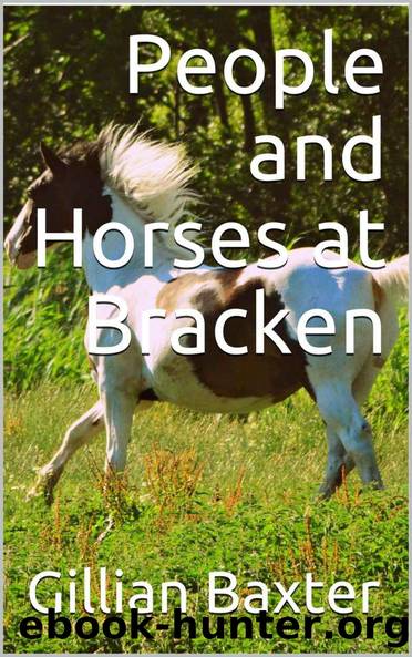 People and Horses at Bracken by Gillian Baxter