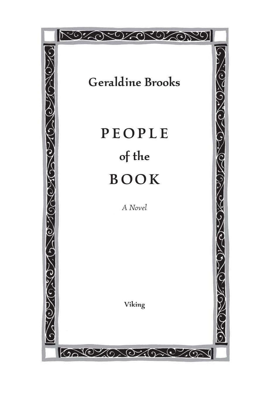 People of the Book by Geraldine Brooks