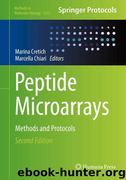 Peptide Microarrays by Marina Cretich & Marcella Chiari