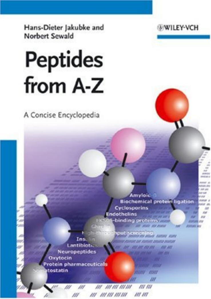 Peptides from A to Z by Norbert/ Jakubke Hans-Dieter Sewald