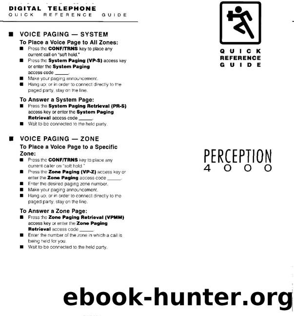 Perception 4000 Users Guide by Reeves Easley-McPherson