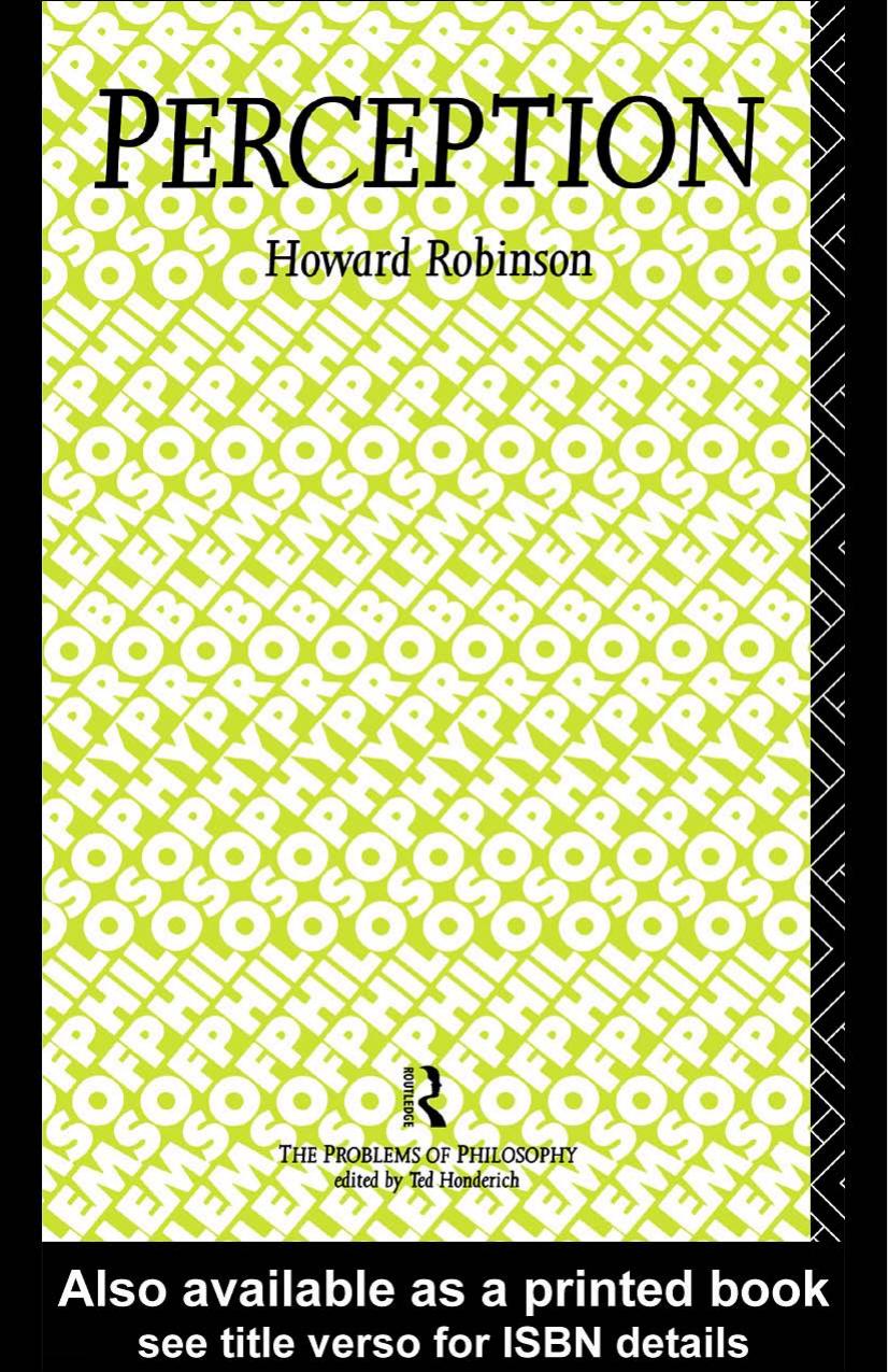 Perception by Howard Robinson