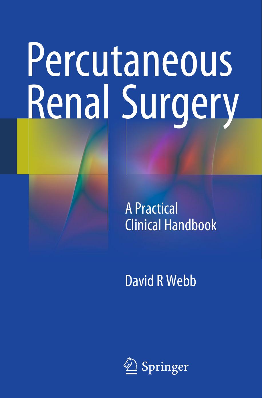 Percutaneous Renal Surgery: A Practical Clinical Handbook by David R Webb (auth.)