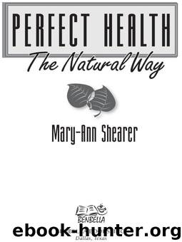 Perfect Health by Mary-ann Shearer