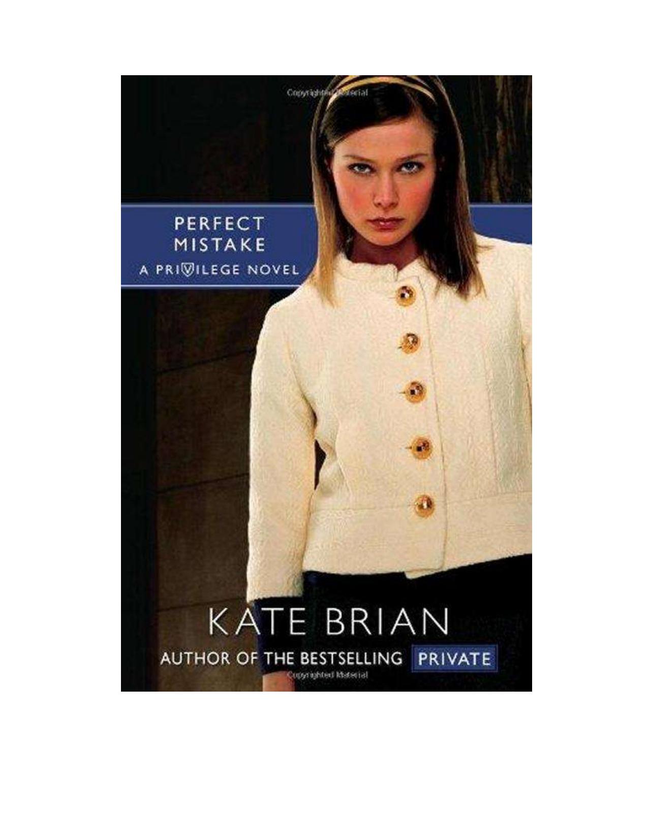 Perfect Mistake by Kate Brian