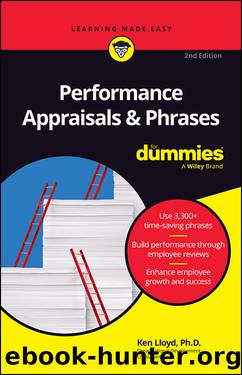 Performance Appraisals & Phrases For Dummies by Ken Lloyd