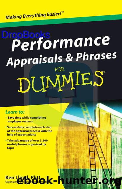 Performance Appraisals and Phrases for Dummies ISBN by 0470498722 DropBooks APP