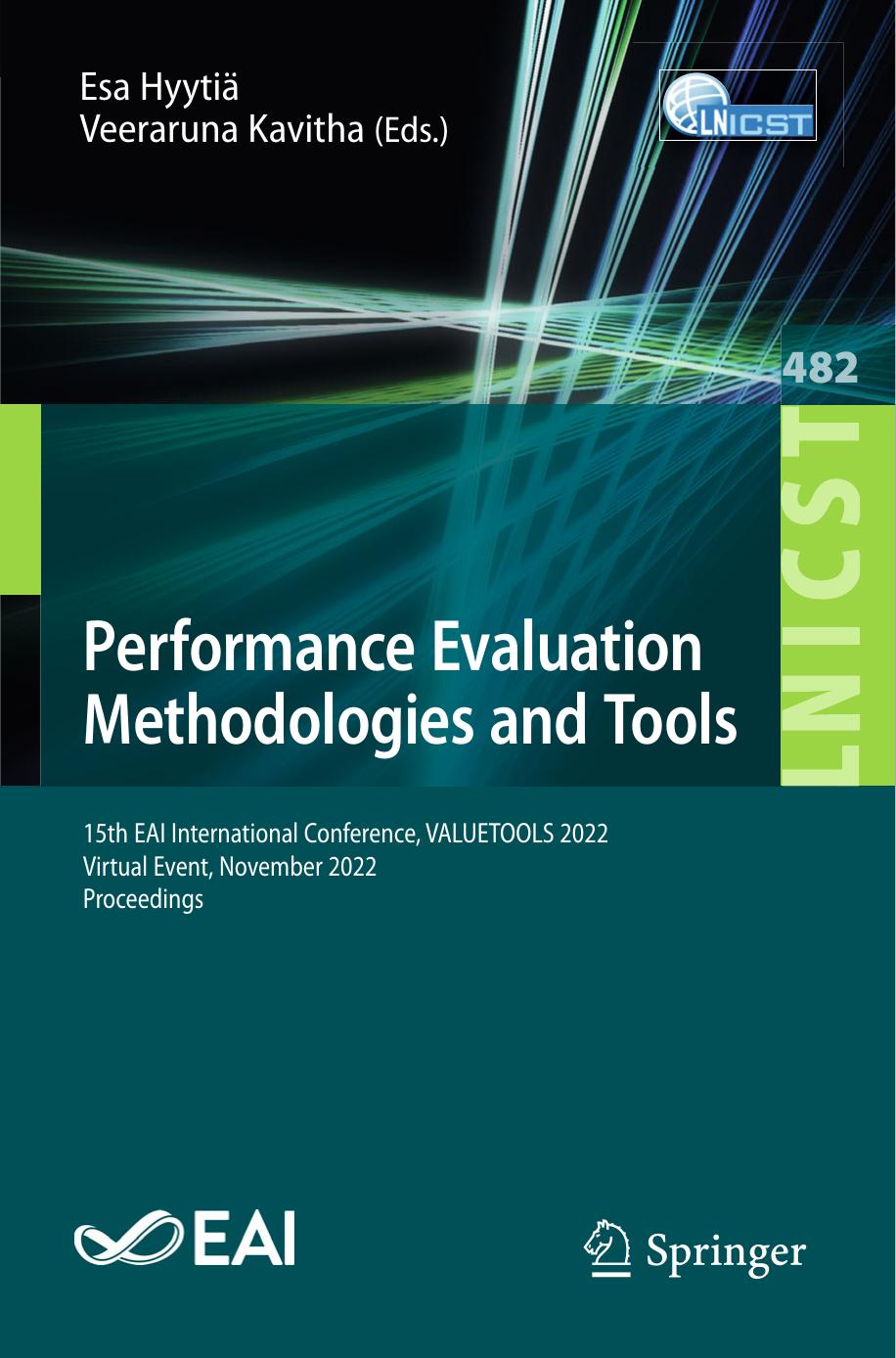 Performance Evaluation Methodologies and Tools by unknow