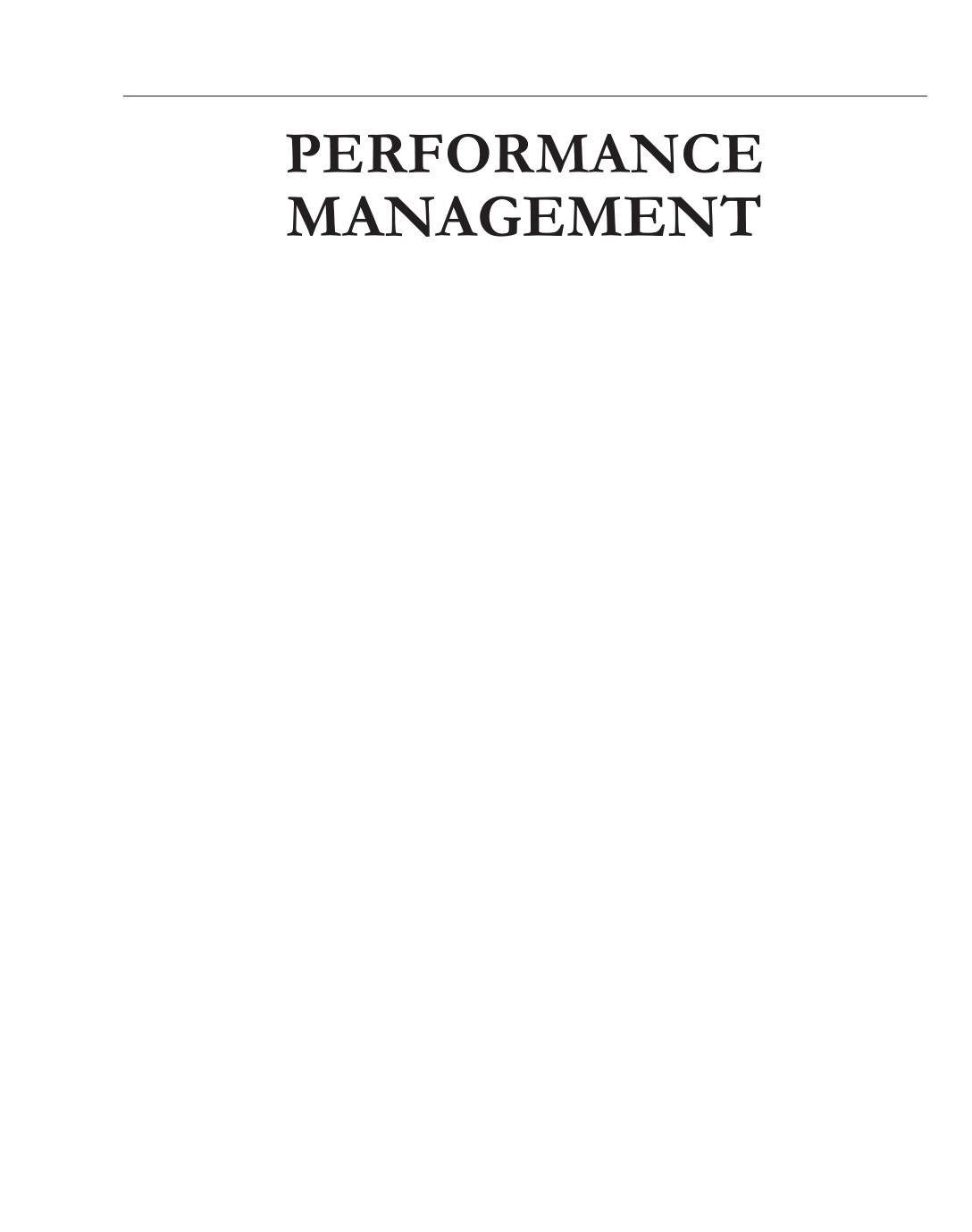 Performance Management: Changing Behavior That Drives Organizational Effectiveness by Aubrey C. Daniels & Theodore A. Rosen