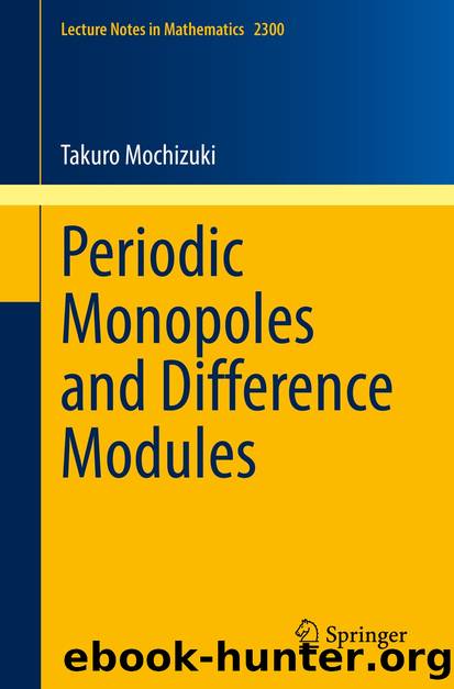 Periodic Monopoles and Difference Modules by Takuro Mochizuki