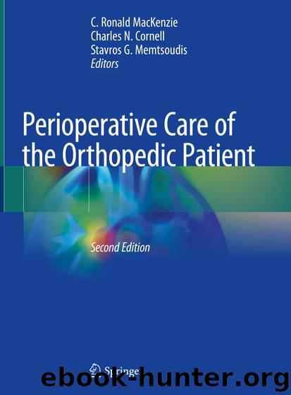 Perioperative Care of the Orthopedic Patient by Unknown