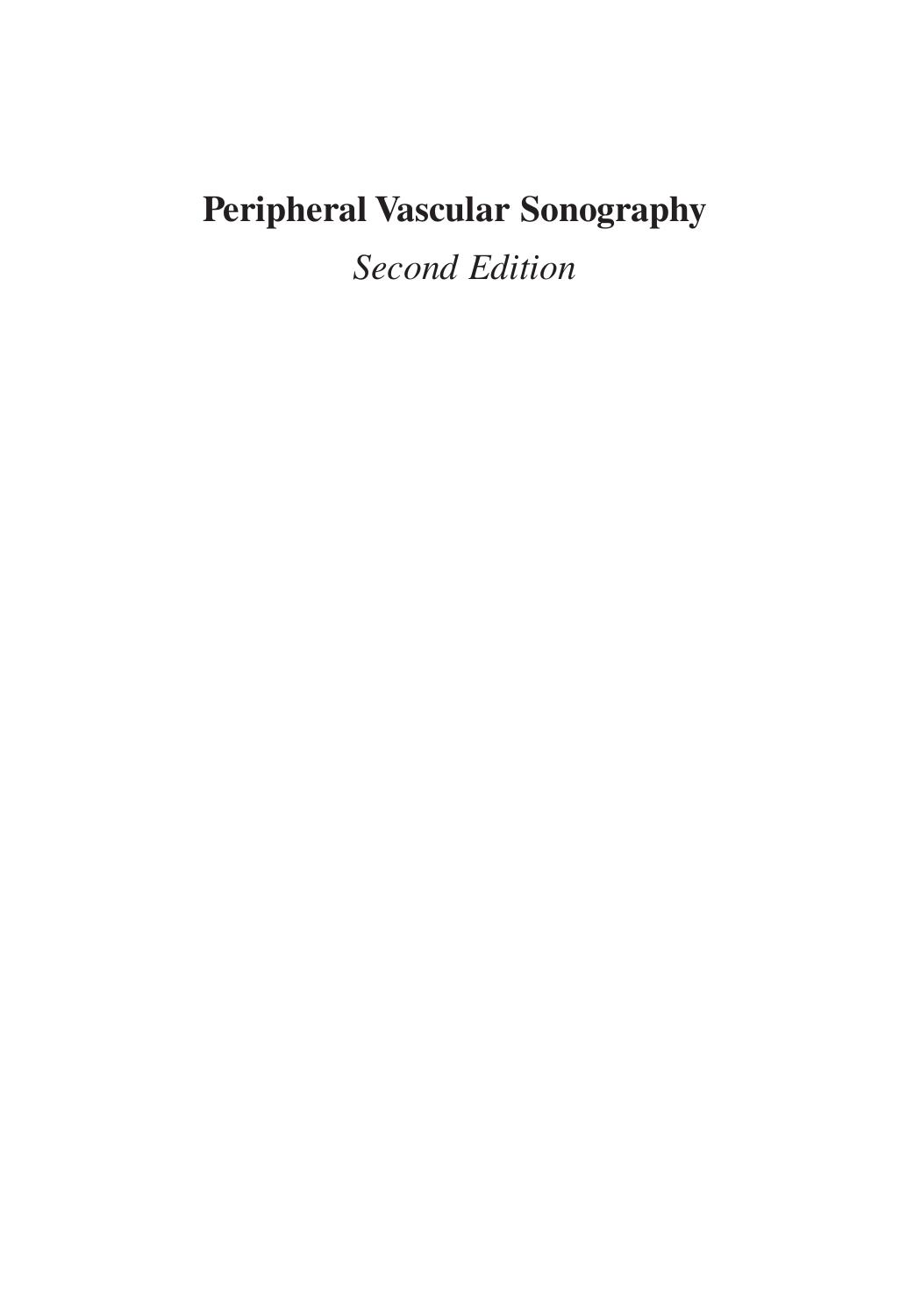 Peripheral Vascular Sonography : A Practical Guide by Joseph F. Polak
