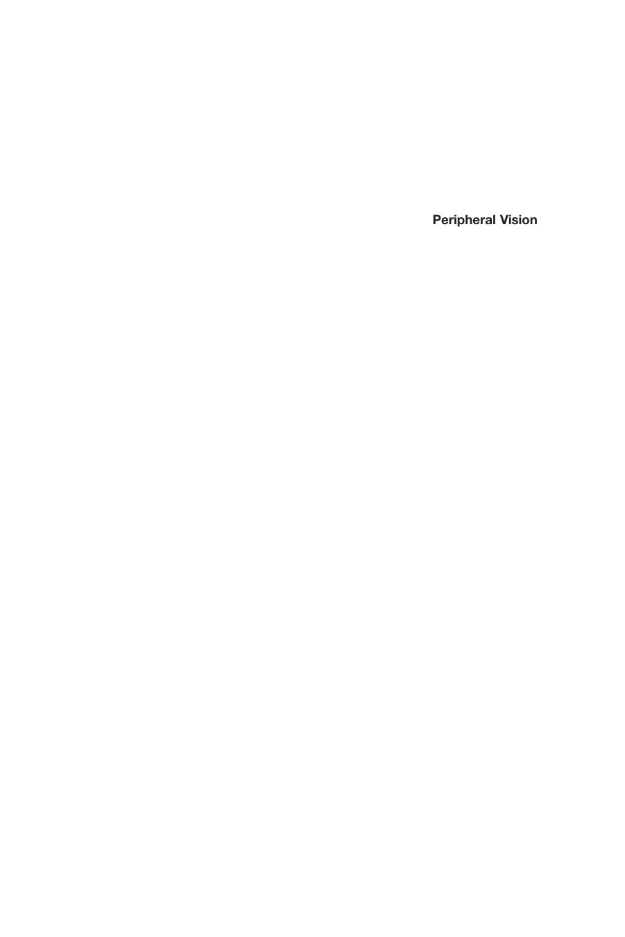 Peripheral Vision by Zabet Patterson