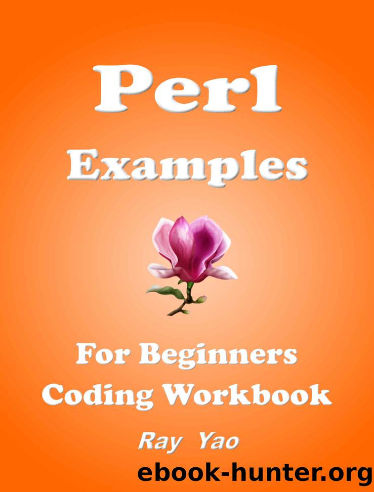 Perl Examples by Ray Yao