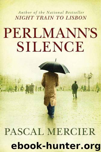 Perlmann's Silence by Mercier Pascal