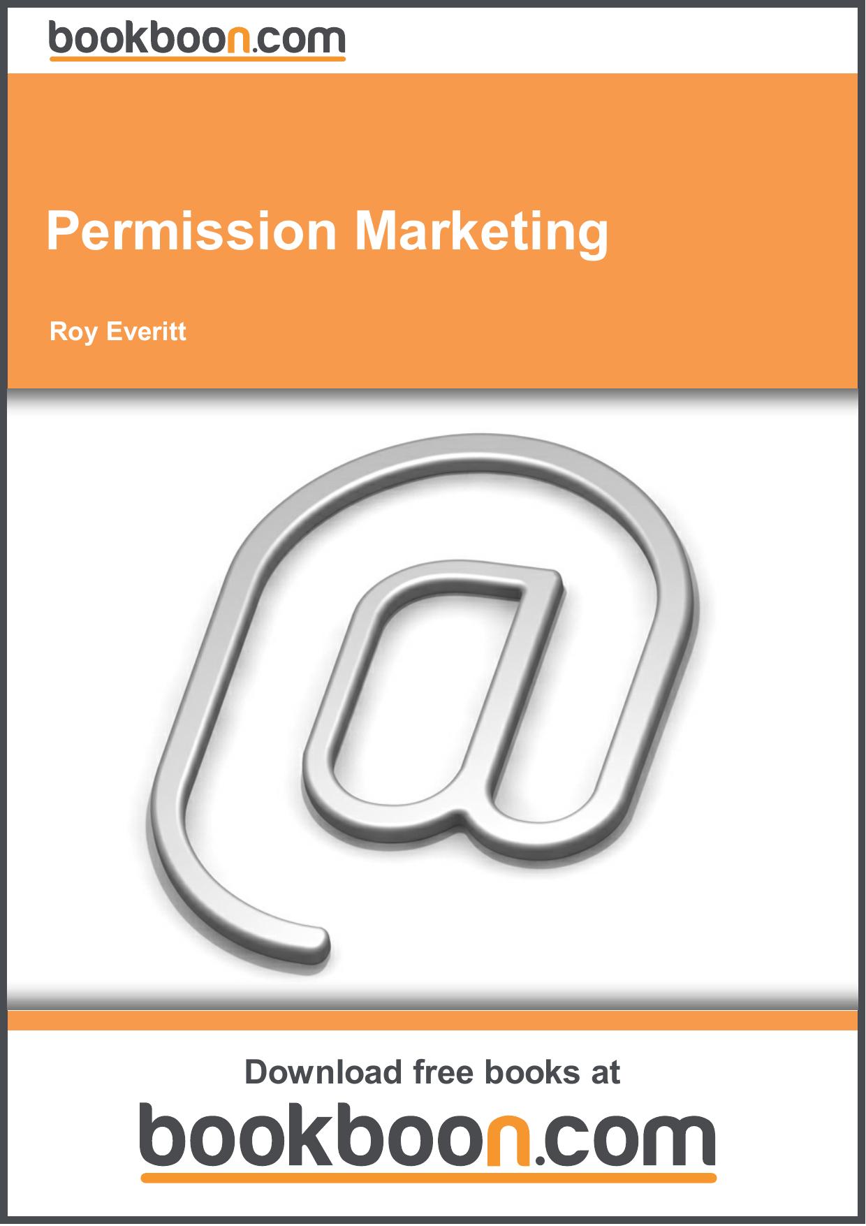 Permission Marketing by Unknown