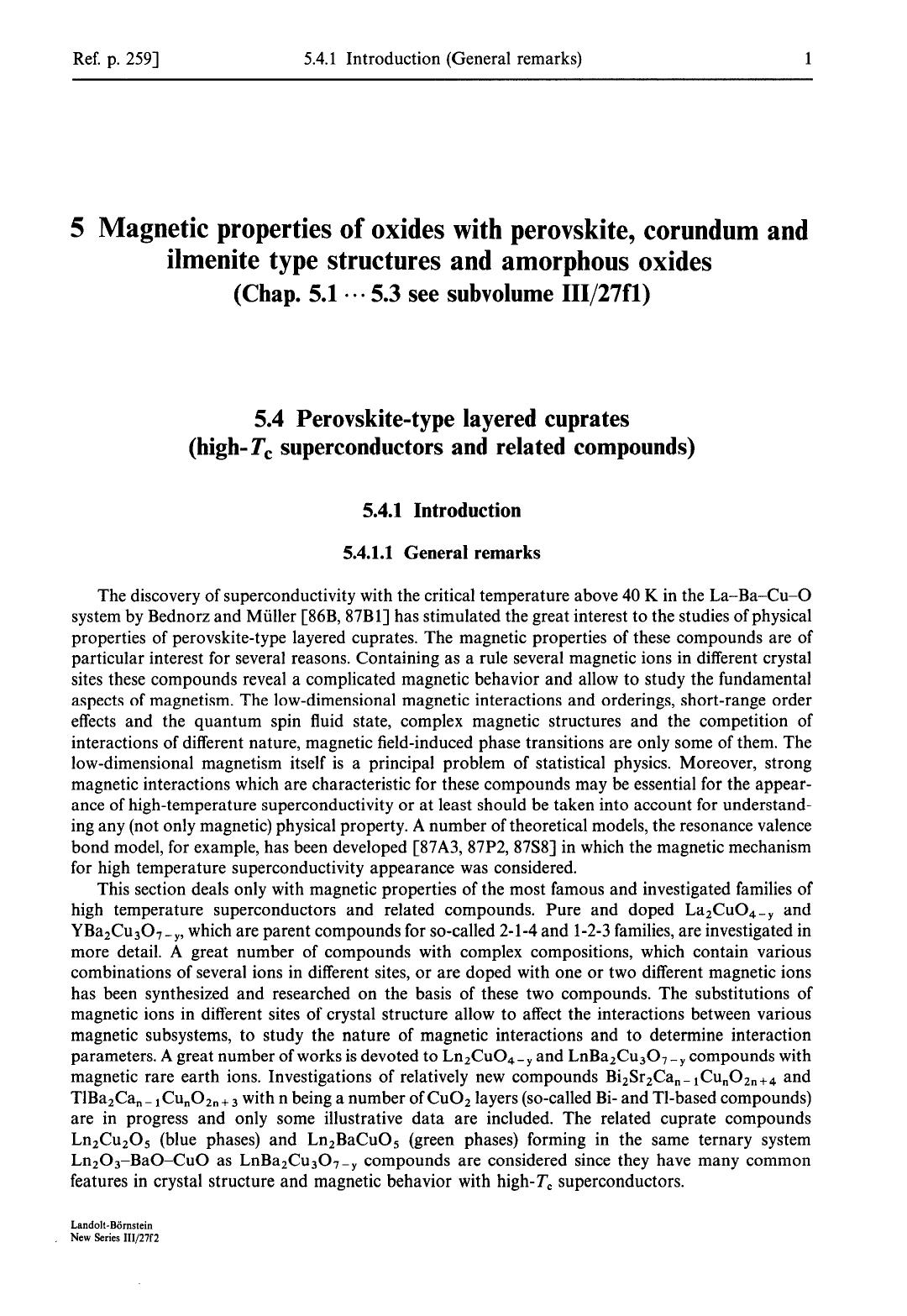 Perovskite-Type Layered Cuprates (High-T{c} Superconductors and Related Compounds) by Z. A. Kazei I. B. Krynetskii (auth.) H.P.J. Wijn (eds.)
