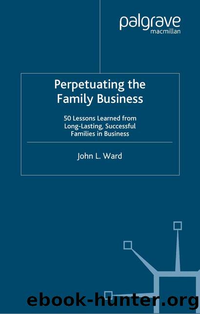 Perpetuating the Family Business by John L. Ward