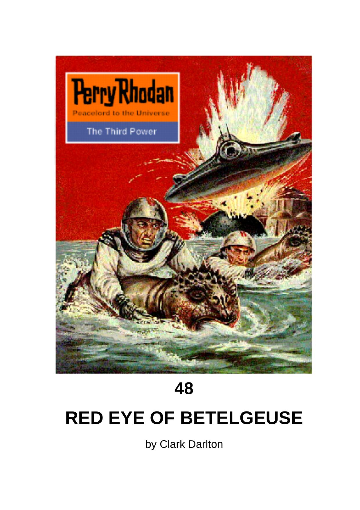 Perry Rhodan 0048 40 The Red Eye Of Betelguese by Unknown