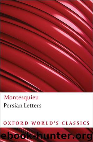 Persian Letters (Oxford World’s Classics) by Montesquieu